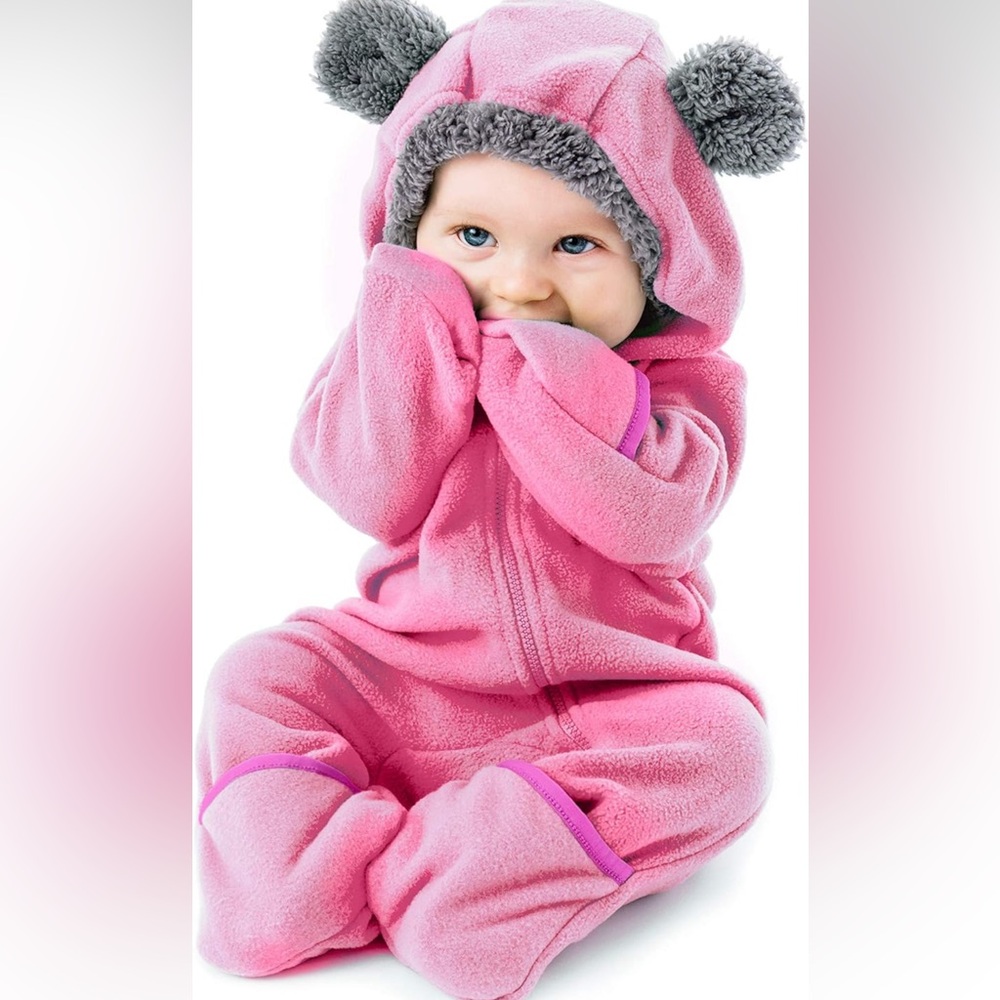Cuddle Club fleece bunting bodysuit